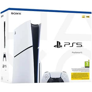 PS5-1 Sony PlayStation 5 Slim Disc Console White
