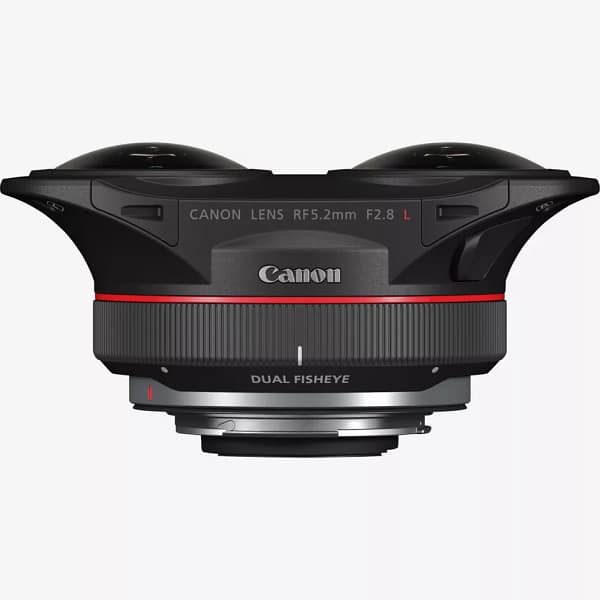 5554C005-RF-5.2mm-F2 (2) Canon RF 5.2mm F2.8L DUAL FISHEYE Lens